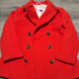 Old Navy Red Peacoat Classic Style*